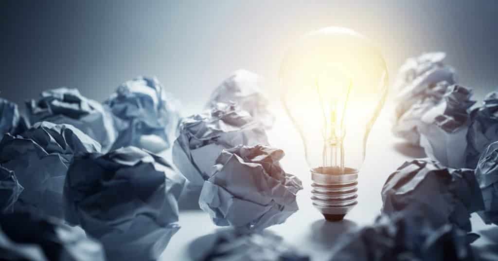 fail faster idea lightbulb