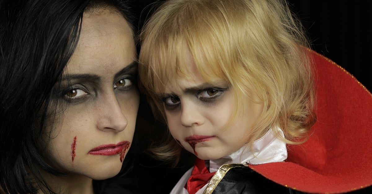 mother and son vampire costume