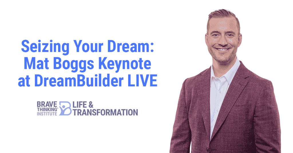 Seizing your dream: Mat Boggs keynote at DreamBuilder Live