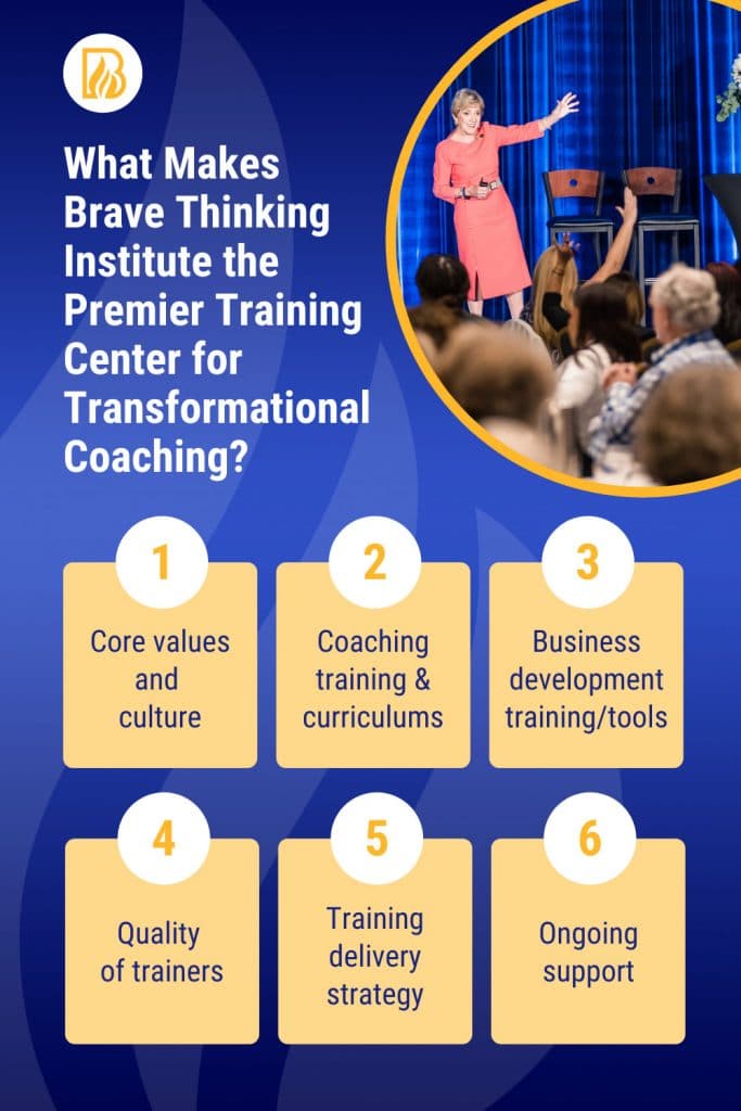 What makes the Life Coach Certification and Life Coach Training Brave Thinking Institute?