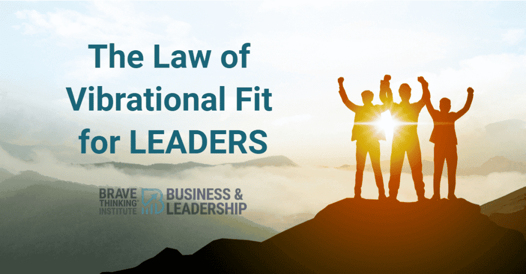 The law of vibrational fit for leaders