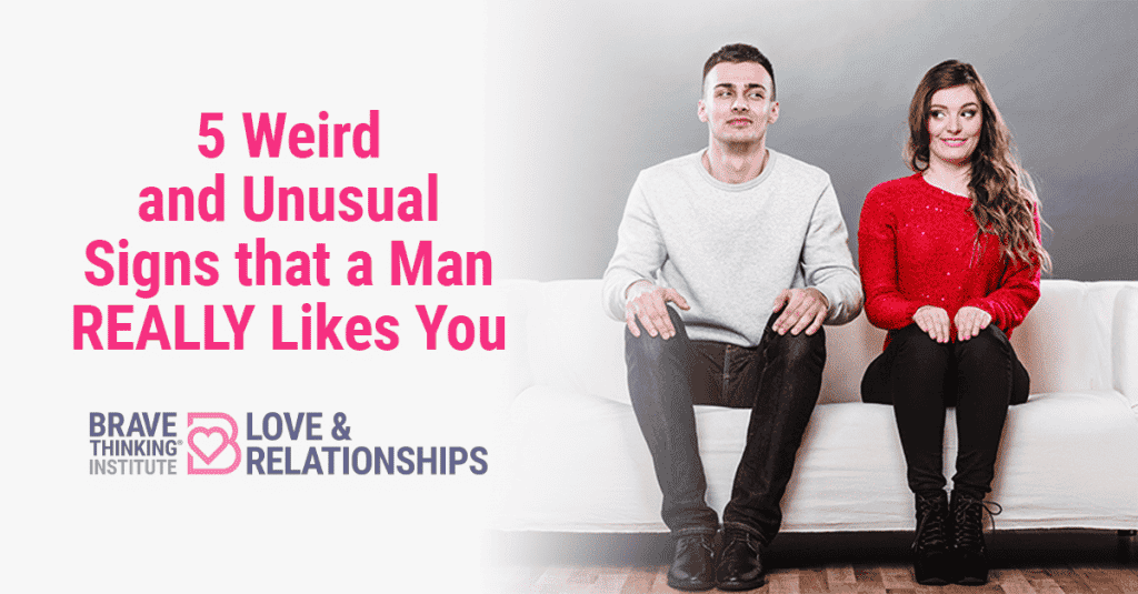 5 weird and unusual signs that a man likes you