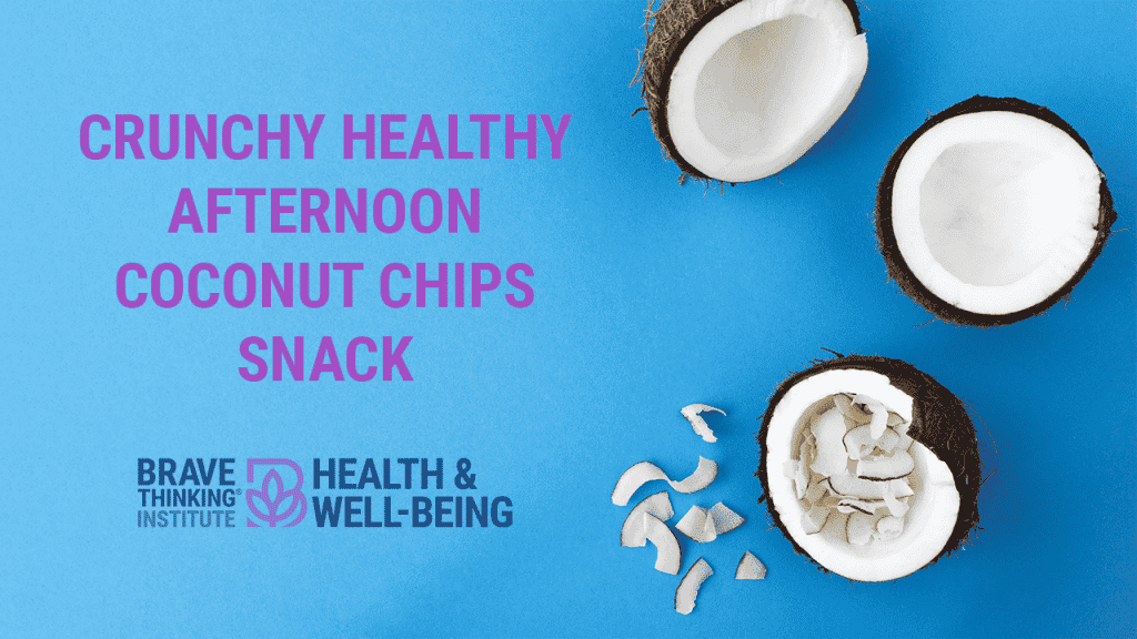 Crunchy Healthy Afternoon Coconut Chips Snack