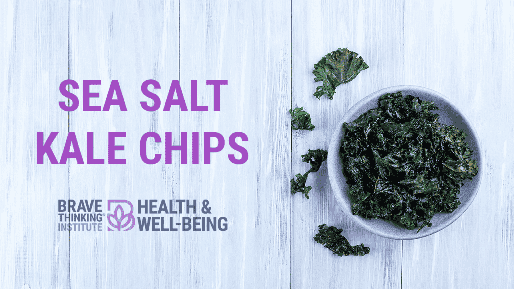 Sea salt kale chips recipe