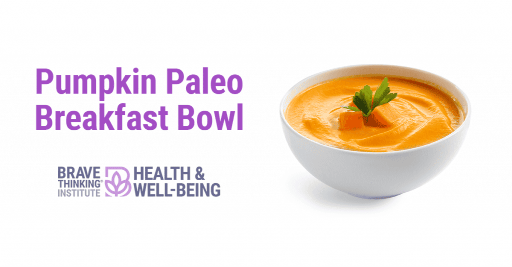 Pumpkin paleo breakfast bowl