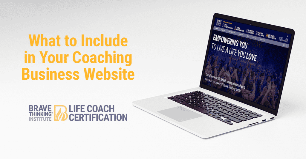 What to include in your coaching business website
