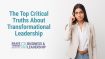 3 Tips About Leadership and 1 Critical Truth for Transformation