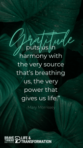 Mary Morrissey Gratitude Quote Image