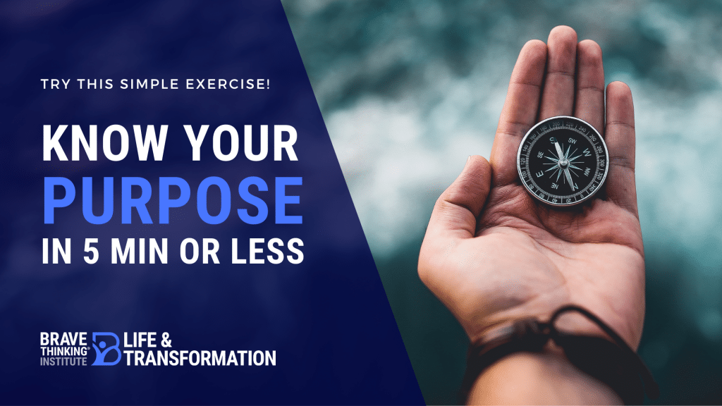 Title image: How to know your life purpose in 5 minutes or less