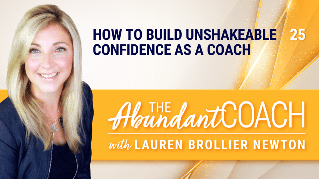 how to build confidence as a coach