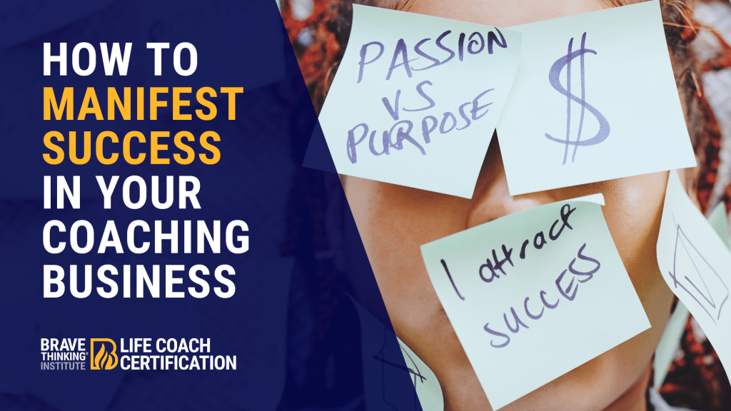 Title image - manifest success in your coaching business